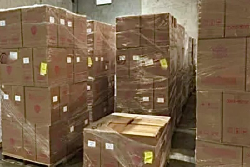 Seized cigarette cartons highlighting counterfeit and supply chain risk
